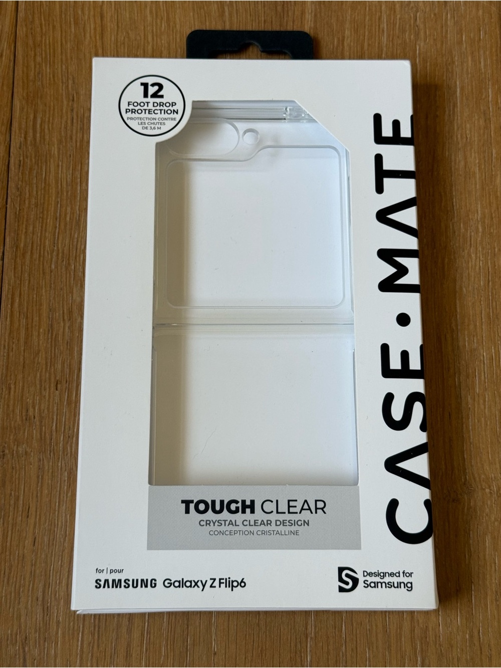 New CASE-MATE Tough Clear Case for Samsung Galaxy Z Flip6 - Clear